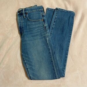 Madewell Classic Straight Blue Jeans